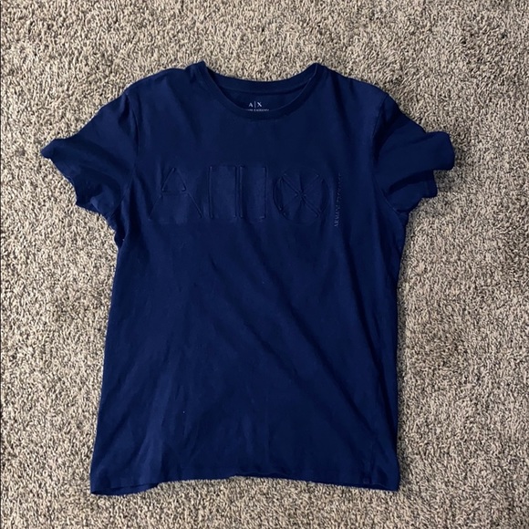 Dark blue Armani exchange T-shirt - Picture 1 of 4